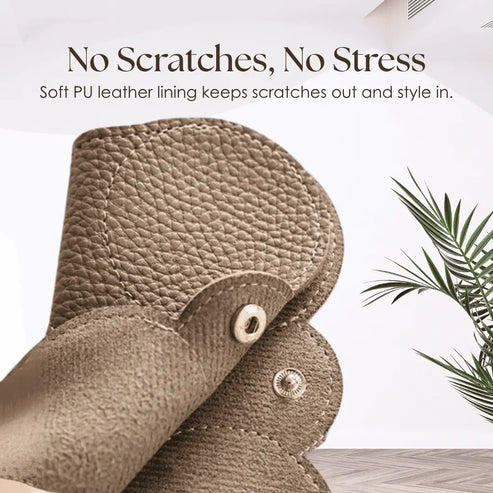 Brandory™ - Soft Leather Sunglasses Pouch (1+1 Free)